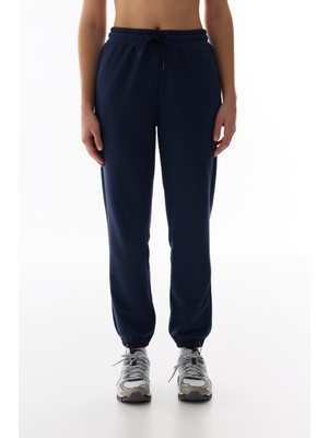 Penti Lacivert Yüksek Bel Cepli Pamuklu Jogger