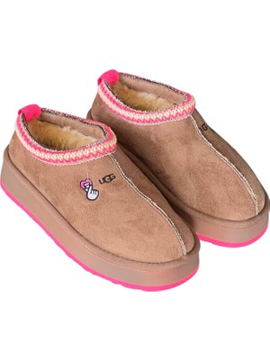 Motif Trend Ugg Tazz Love Içi Kürlü Kaymaz Taban