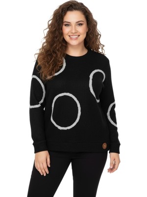 Linsolita Kadın Sıfıryaka Sweatshirt  BGL-ST05115