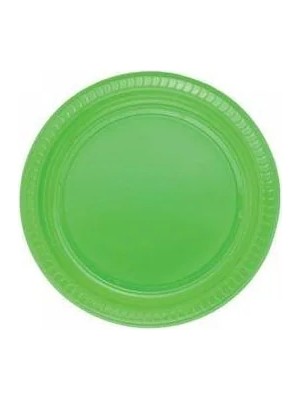 3 Adet Soyalan Renkli Plastik Tabak 10 Lu