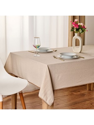 Matmel Soft Nuvia Masa Örtüsü - Bej - 140X200 cm