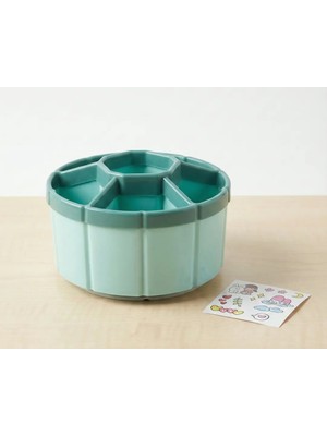 Krd Home Yuvarlak Döner 6 Gözlü Organizer