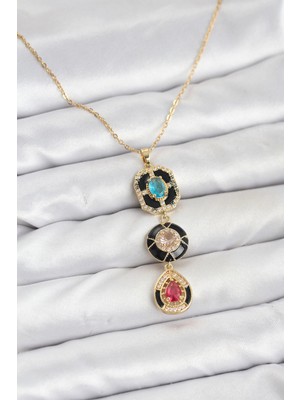 Shopwave 316L Çelik Vintage Model Kadın Kolye - TJ-BKO10815