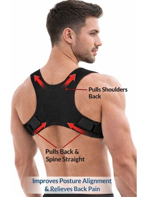 Baffhome Kamburlugu Önleyici Dik Duruş Korsesi Ayarlanabilir Yeni Nesil Dik Durma Korsesi