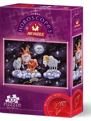Art Puzzle Koç  Burcu 100 Parça Puzzle