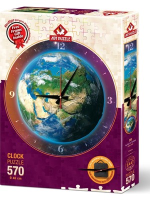 Art Puzzle Dünya Saati 570 Parça Saat Puzzle