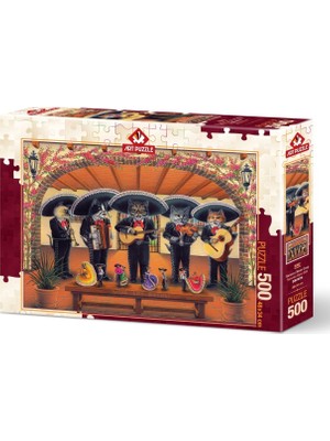 Art Puzzle Flamenko Miyav Ekibi 500 Parça Puzzle
