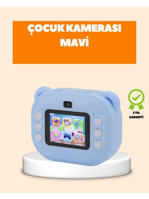 Adat Termal Baskı Teknolojili Anında Fotoğraf Kamerası – 24MP Çift Lens, 32GB Hafıza