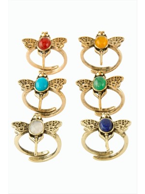 Freedom Store Yusufçuk Doğaltaşlı Otantik Yüzük