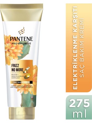 PRO-V MIRACLES Frizz No More Elektriklenme Karşıtı Saç Bakım Kremi Kuru ve Kıvırcık Saçlar İçin 275ML