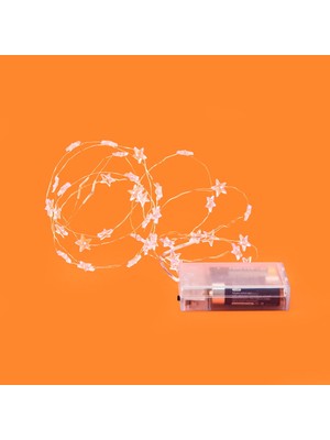 Kpm 40 Işıklı Yıldız LED - Şeffaf - 195 cm