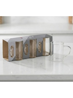 Tutku Isıya Dayanıklı Borosilikat Cam Bardak 200 ml 3 Lü