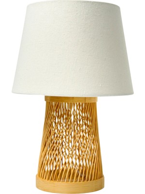 Lara Decor - Hasır Gövdeli Mini Abajur