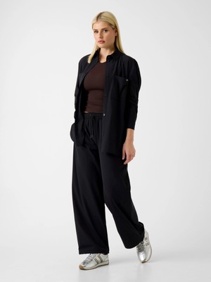 Guess Nat Ceket Gömlek Kadın Siyah Gömlek V6RH00WL232-JBLK