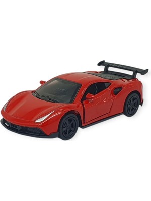 Vardem Çek Bırak Metal Küçük Arabalar 8 cm - 6411A-4 - Kırmızı