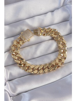 Ayder Timya Vip Seri Gurmet Zirkon Taşlı Gold Renk Bileklik - TJ-BB6173 TG/TMYA1395 212858
