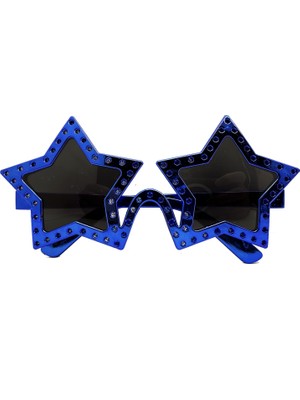 Ayder Timya Mavi Renk Yıldız Şekil Parti Gözlüğü Retro 16X7 cm TG/TMYA1395 212785