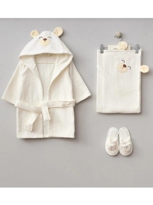 Bebitof Artuğ Bebe Sevimli Köpek Bornoz