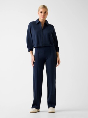 Guess Annie Kısa Tam Fermuarlı Kadın Lacivert Ceket V6RQ17KD822-G7F3