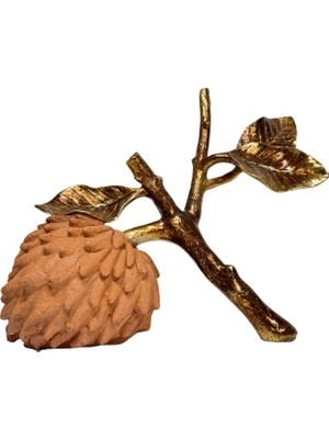 Lara Decor Turuncu Gold Elma Şekeri Obje