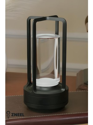 knoffer will dich nur... Premium Şarjlı Masa Lambası–3 Işık Modu, Type-C, Dimlenebilir, 8 Saat Çalışma–dekoratif Lamba