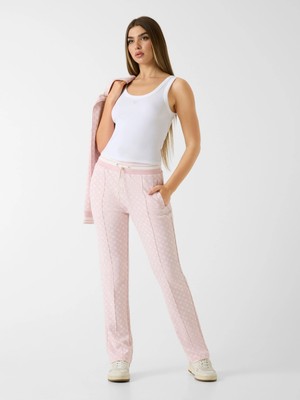 Guess Yeni Aggie Uzun Kadın Pembe Eşofman Altı V5YB20KB212-P6GZ