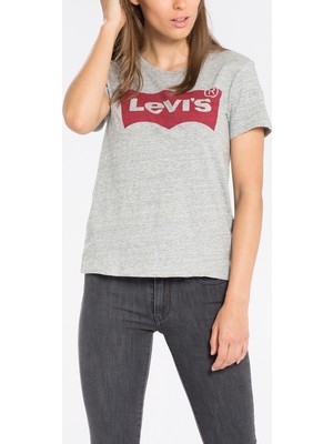 The Perfect Tee Better Batwing Gri Kadın Tişört