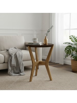 Naturi Trea Ahşap Özel Tasarım Yan Sehpa, Masif Sehpa, Ahşap Sehpa, Bahçe Sehpası