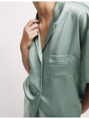 Marks & Spencer Dream Satin™ Revere Pijama Üstü​