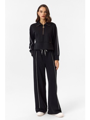 Tiffany & Tomato Çizgi Detaylı Modal Eşofman Altı