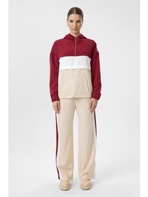 Tiffany & Tomato Üç Renkli Cepli Atlas Eşofman Altı