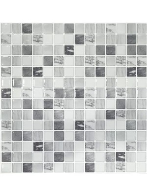 3D Kendinden Yapışkanlı Duvar Karosu 25,4 cm x 25,4 cm (4 Adet) 0,258 M²