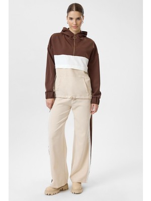 Tiffany & Tomato Üç Renkli Cepli Atlas Eşofman Altı