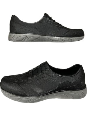 Luxter Plastik Iş Ayakkabısı Çok Hafif Çok Esnek Lastik Ayakkabı Siyah