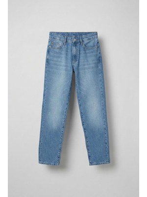 Abluka Online Erkek Basic Boyfriend Jean Mavi