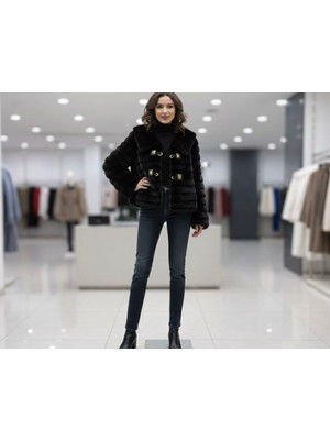 Rabiossa Kadın Kürk Mont Lüx