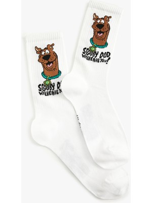 Koton Scooby Doo Çorap Lisanslı Soket Pamuk Karışımlı
