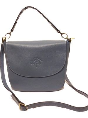 Atelier Terra Marea Elegra Kot Mavisi | Hakiki Deri Kadın El ve Omuz (Çapraz Askı) Çantası