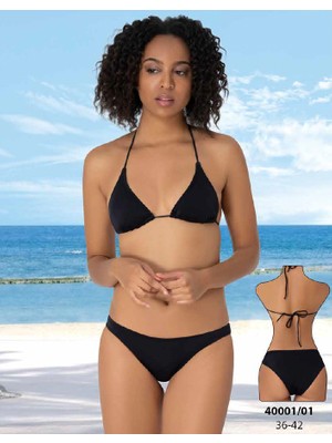 SUNSURF Siyah Bağlamalı Bikini 42