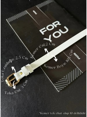 Fiori Ekare Tokalı Ince Kadın Kemeri Bel Kemeri,elbise Kemeri,etek Kemeri,pantolon Kemri