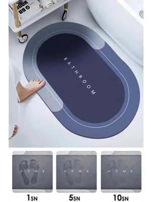 Oval Süper Emıcı Banyo Paspası ( Lisinya )