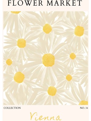 Fuart.Co Vienna Çiçek Posteri - Dijital Baskı (Çerçevesiz) Flower Fofu