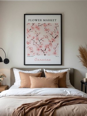 Fuart.Co Caracao Çiçek Posteri - Dijital Baskı (Çerçevesiz) Flower V4 Fofu