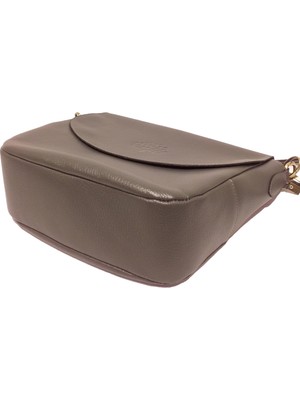 Atelier Terra Marea Kyrıon Vizon | Hakiki Deri Kadın Tote Omuz Çantası