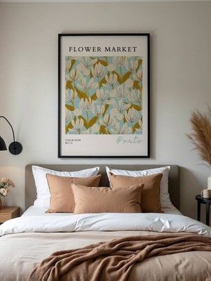 Fuart.Co Porto Çiçek Posteri - Dijital Baskı (Çerçevesiz) Flower V1 Fofu