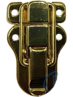 Ayder Timya Sandık, Kutu Klipsi, Ön Kilidi - 48x30mm, Altın, 1 Adet TG/Tmya1395 214264