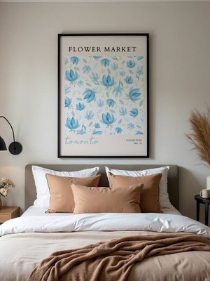 Fuart.Co Toronto Çiçek Posteri - Dijital Baskı (Çerçevesiz) Flower V2 Fofu