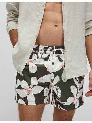 Marks & Spencer Çabuk Kuruyan Desenli Deniz Şortu