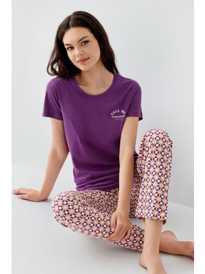 Arnetta Kadın Mor Pijama Takımı