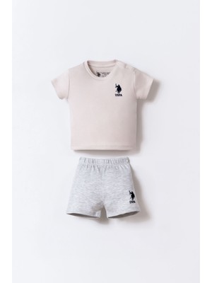 U.s. Polo Assn. Erkek Bebek Kahverengi Şort Takım